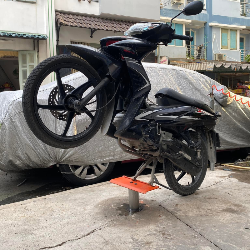Ben nâng xe máy rửa xe loại ben hơi BENHOI 