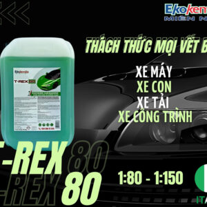 dụng Dung dịch rửa xe không chạm và khoang động cơ Ekokemika T-Rex 80